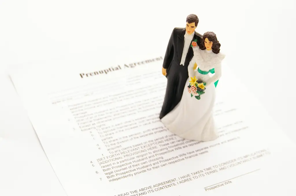 Can a prenuptial agreement control how property is divided?