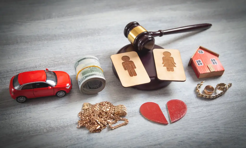 How are complex financial assets divided in a high net worth divorce in Garden City, New York?